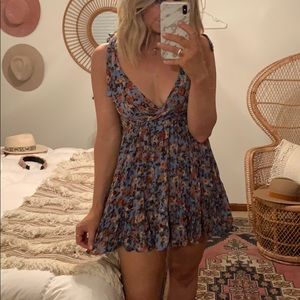 Floral mini dress/ tunic